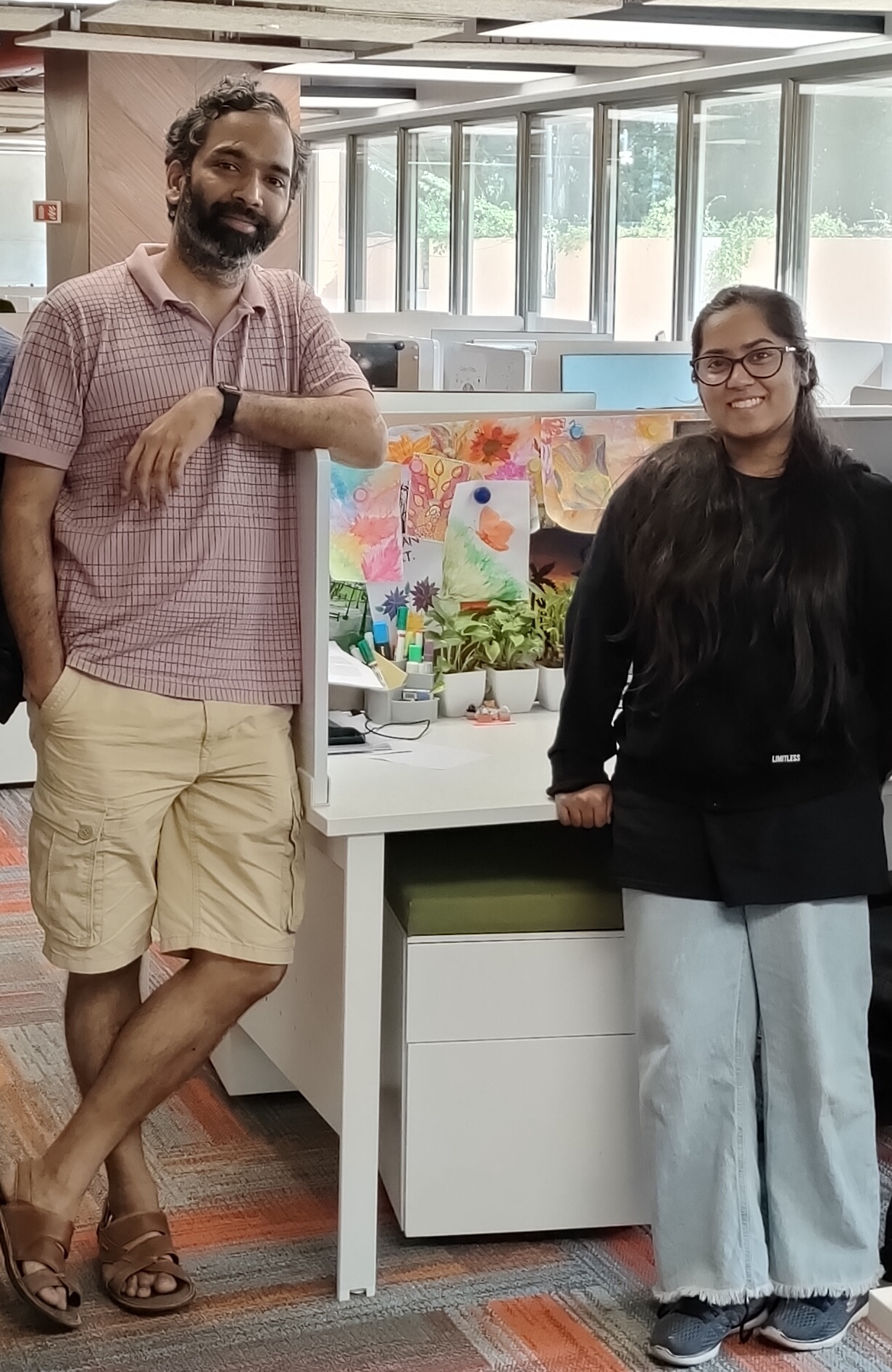 With Dr. Vivek Seshadri at Microsoft Research India